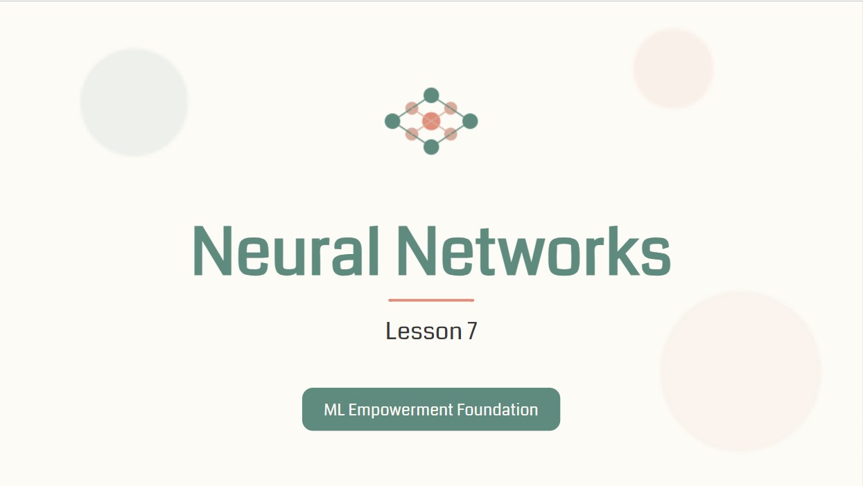 Neural Networks