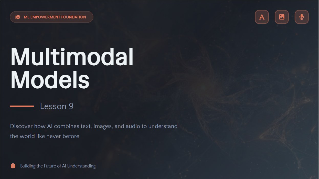 Multimodal Models